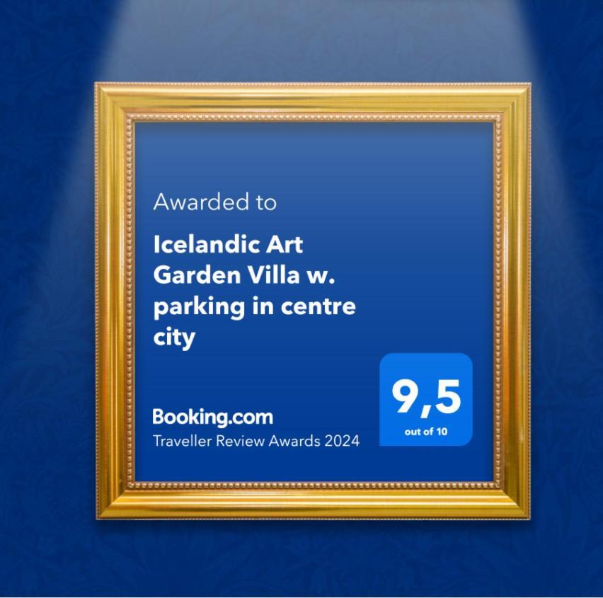 Icelandic Art Garden Villa W. Parking In Centre City Reykjavik Exterior photo